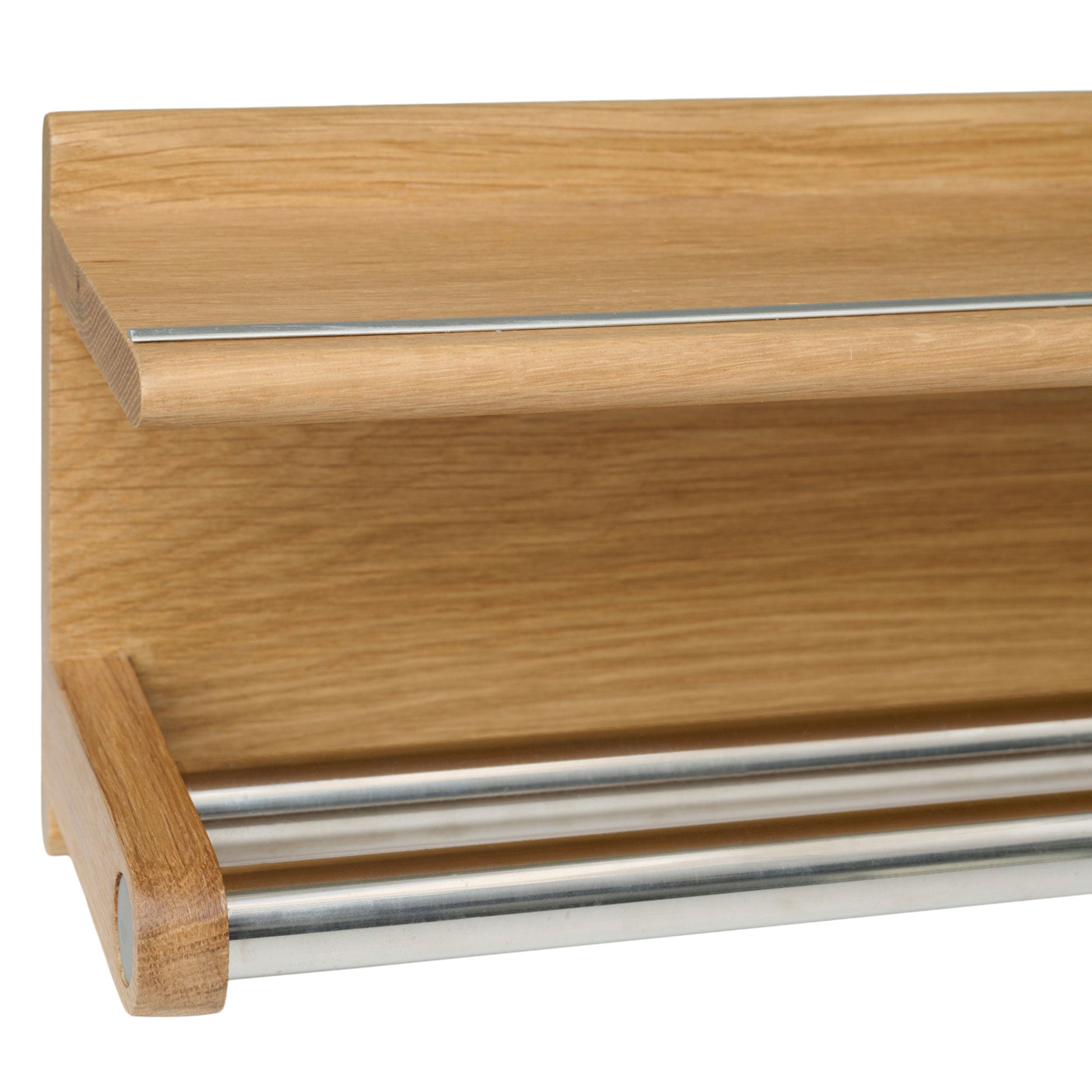 Wood II håndklædeholder i egetræ L75 cm